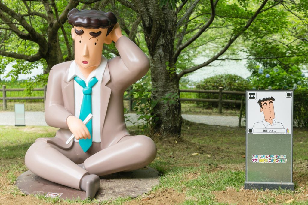 ぬんだひろし 全部で54体！きみは全部みつけられるかな？】園内でしんちゃんやひろし