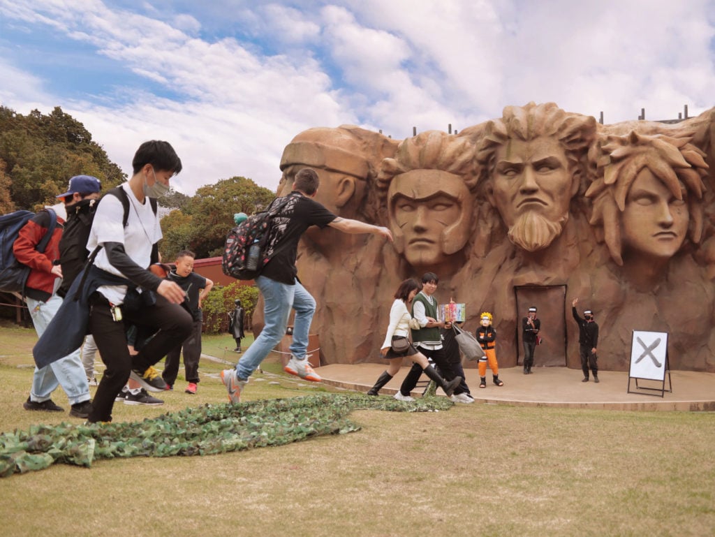 ニジゲンノモリ「NARUTO＆BORUTO 忍里」の秋はナルトのセレブ