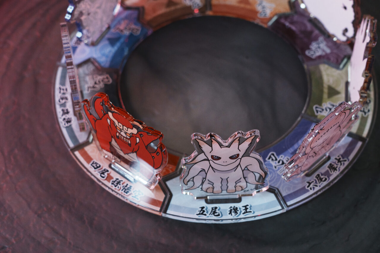 つながる尾獣アクスタが尊すぎる】9体揃えて“あの陣形”が再現